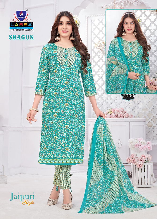 Shagun Jaipuri Style Vol 2 By Lassa Printed Cotton Dress Material Wholesale Shop in Surat